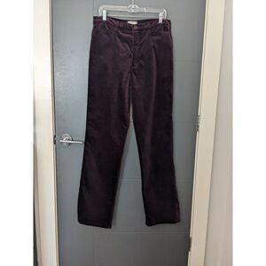 French Dressing Jeans Plum Velvet Bareback Straight Leg Pants - 14 Style 636081W